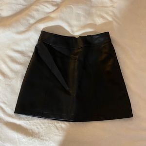 Forever 21 Leather Skirt - S